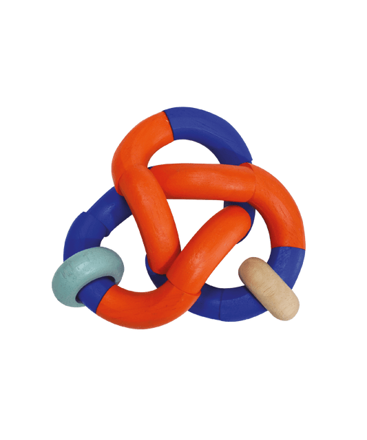 Bendy Rattle - Blue & Orange