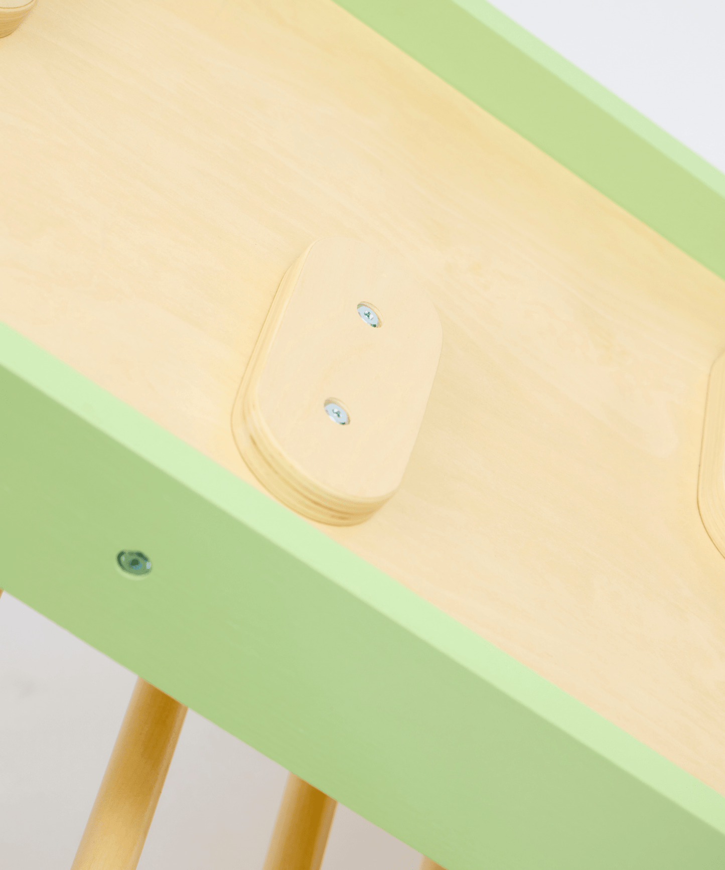 Pikler Triangle with Slide & Climb Board - Pistachio